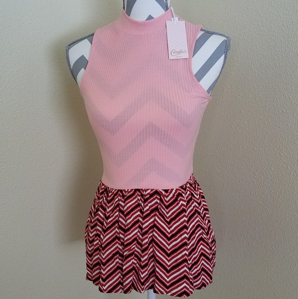 NWT Chevron Peplum Top - Picture 6 of 6